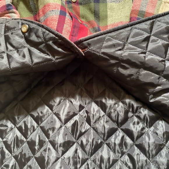 Plaid Men's Shirt - Red, Green, and White - Picture 3 of 5